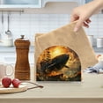 thumbnail image 6 of Whale Boat Waves Clouds Napkin Holder for Table Clear Napkin Stand Paper Holder Acrylic Organizer Dispenser Napkins for Dinner Kitchen Restaurant Room, 6 of 8