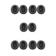 thumbnail image 3 of ZLight Coussinets d'Oreille Écouteurs Couleur Unie Coussin pour Protection Auditive Réduction de Bruit Remplacement pour W820BT Noir 5Ensemble, 3 of 6