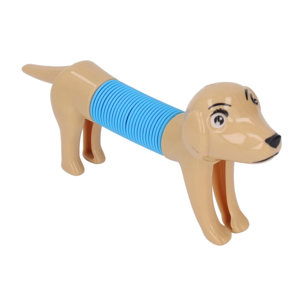 Pop Tubes Spring Dog 2 PCS Juguete Sensorial Fidget Toys Sensorial Stretch Dog Toys Flexible Y Variable Fidgets Para Niños Favores De Fiesta