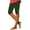 482#Army Green, variant on Women’s Capri Yoga Leggings - High Waist Compression Fitness Gym Knee Length Pants