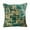 Green, variant on geerera Throw Pillow Case,Square Foil Printed Cushion Cover, Soft Velvet Cushion Covers for Living Room Couch Bed Sofa Chair Home Decor Decorations 18X18 inch