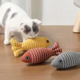 thumbnail image 4 of Juguete de pez para gato de 20/30/40 cm, rascador interactivo para gatos, pez de peluche, menta, juguetes para gatos y gatitos para jugar en interiores, 4 of 5