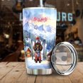 thumbnail image 3 of Hello Welcome Winter The Ski Boykin Spaniel Snowy Day 20oz Stainless Steel Tumbler Insulated Cup with Lid Dog Lover - 13013, 3 of 5