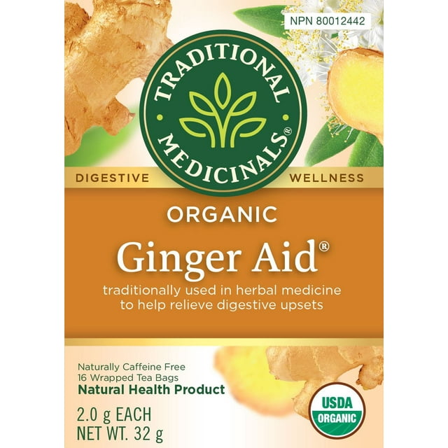 Traditional Medicinals Ginger Aid