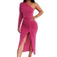 thumbnail image 3 of Txlixc Vestido sexy femenino de manga larga de un solo hombro Txlixc  moda, 3 of 9