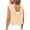 Beige, variant on Crop Tops for Women Open Back V Neck Sleeveless Solid Casual Beach Vacation Loose Blouse, Red L