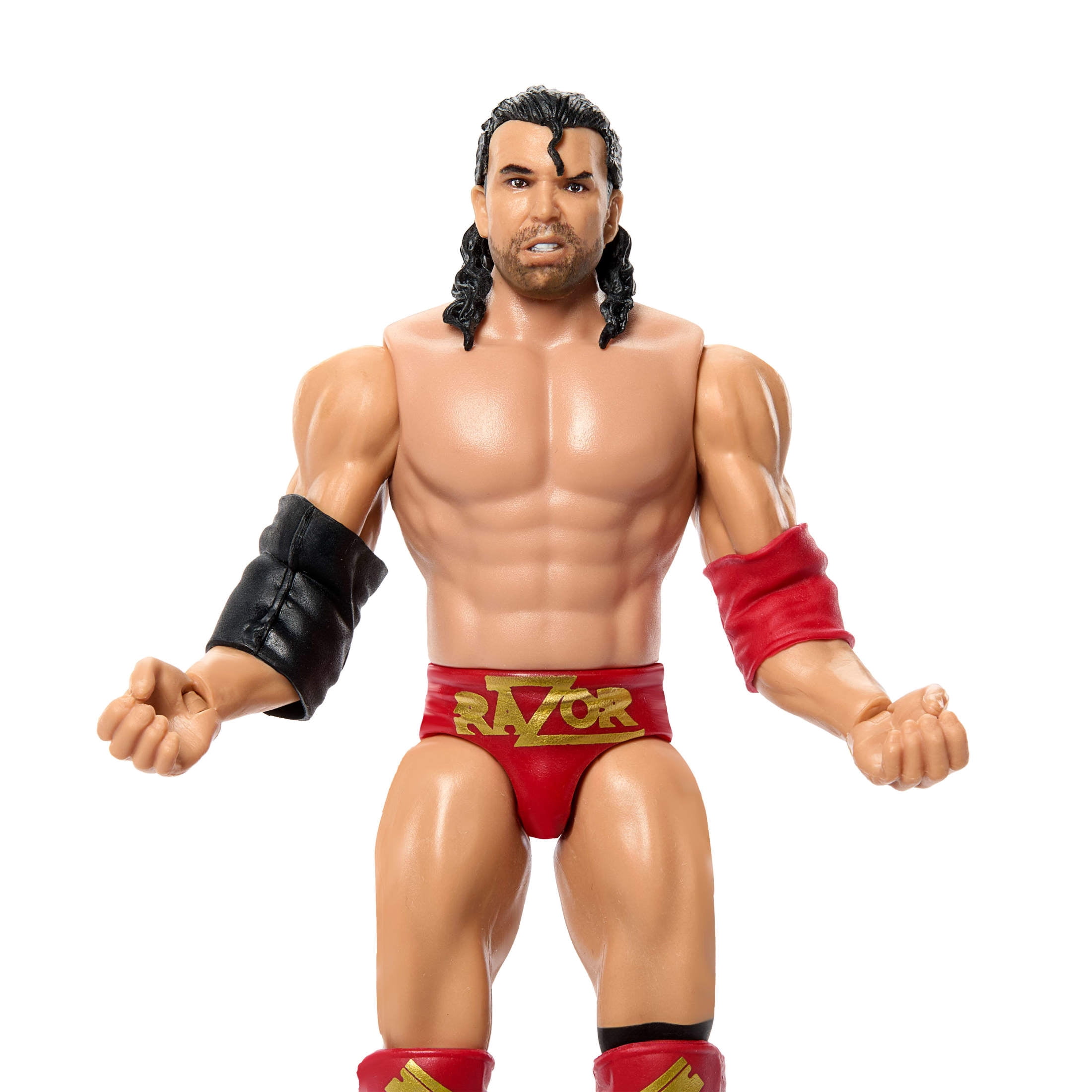 WWE Razor Ramon Action Figures, 6-inch Collectible Superstars with Articulation (Styles May Vary)