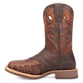 thumbnail image 3 of Dan Post Boots Mens Egan  Embroidered Square Toe Pull On Cowboy  Mid Calf D, 3 of 5