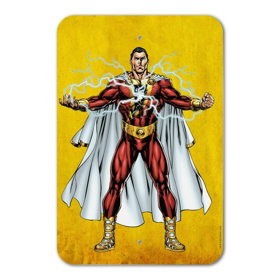 Justice League Shazam Character Home Business Office Sign