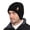 Black, variant on Winter Fleece Line Beanie with Earflap for Men Women, Unisex Warm Thermal Hat for Outdoor Ski Stocking Caps (Black)