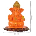 thumbnail image 3 of IBA Indianbeautifulart&nbsp;Lord Ganesha&nbsp;Murti Religious Hindu God Figurine&nbsp;Elephant&nbsp;God&nbsp;For Car Dashboard Auspicious Hindu God Idol For Home/ Office/ Temple-1V, 3 of 8