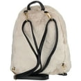 thumbnail image 3 of C.C Women's Faux Fur Fuzzy Backpack Schoolbag Shoulder Bag Purse, Beige, 3 of 4