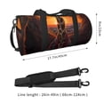thumbnail image 2 of Balery Tree Hollow Meditating Giraffe Bolsa de Gimnasio para Mujeres y Hombres, Bolsa de Viaje Impermeable, Bolsa de Fin de Semana con Compartimento para Zapatos y Bolsillo Húmedo, 2 of 6