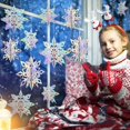 thumbnail image 3 of Decoraciones navideñas con copos de nieve para colgar, GuassLee, 15 unidades, 3 of 9