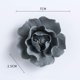 thumbnail image 2 of Flor de cerámica TUNC Flor de loto artificial 3D decoración para colgar en La pared, 2 of 5