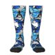 thumbnail image 1 of Balery Blue and White Butterflies Calcetines novedosos Calcetines deportivos Calcetines hasta la rodilla Calcetines de algodón Calcetines originales y geniales, 1 of 6