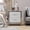 White, variant on Cterwk MDF Nightstand with 2 Drawers, Modern Bedside Table for Bedroom, Living Room, White