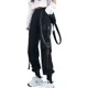 thumbnail image 2 of Pantalones Cargo Elásticos Hip Pop De Cintura Alta Para Muje, 2 of 8