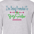 thumbnail image 4 of Inktastic I'm Being Promoted to Big Sister Long Sleeve Youth T-Shirt, 4 of 5