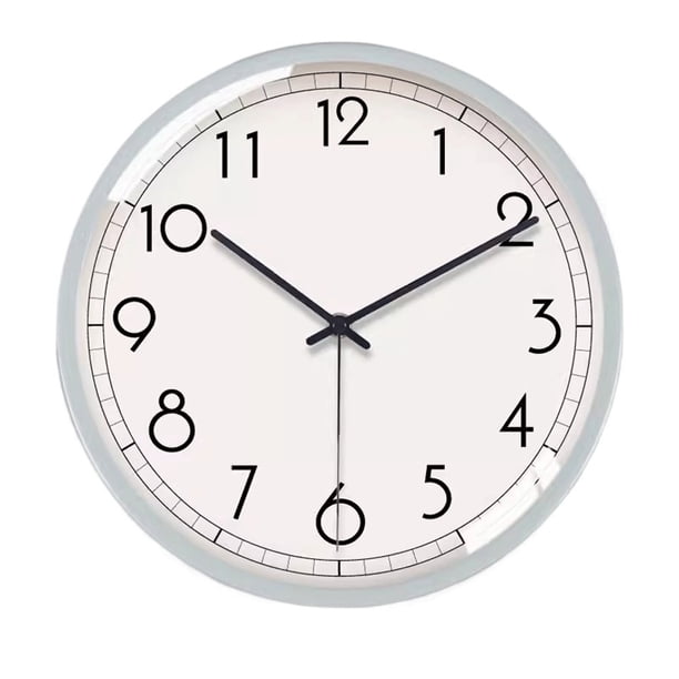Reloj de pared silencioso y sencillo adecuado for la sala de estar, reloj de hogar de moda, adecuado for sala de estar, estudio y dormitorio.