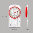 thumbnail image 3 of LJNYFDC Mini Compass Outdoor Orienteering Compass with Lanyard Clear Scale Accurate Pointing Portable Survival Compass with 360 Degree Rotating Dial, 3 of 5