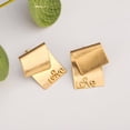 thumbnail image 1 of FESTFENDS 1Par Aretes Dorados Para Mujer En Cobre Estilizado Para Salidas Y Reuniones, 1 of 8