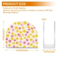 thumbnail image 4 of Yayeee Napkin Holder for Table Kitchen Paper Tissue Organization, White Stars Pattern, 4 of 8