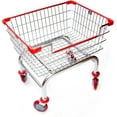 thumbnail image 6 of Laundry Cart Chrome Coated with Double Pole Rack, 2.5-Bu (Red or Blue Trim) (Red), 6 of 8