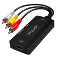 thumbnail image 1 of Convertidor HDMI A AV Sunnimix 1080P adaptador audio y VIDEO compuesto NTSC, 1 of 8