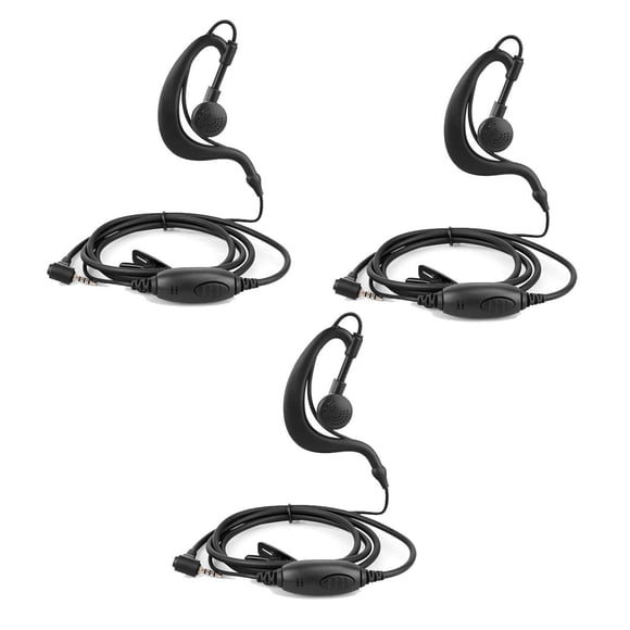 Auricular con radio bidireccional Retevis RT20, 1 pin, 2,5 mm, con altavoz