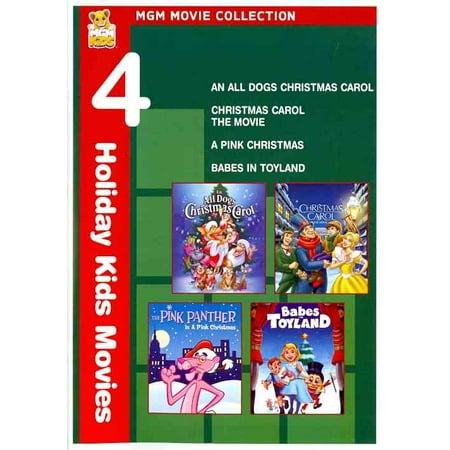 4 Ghosts Of Christmas Carol MGM Movie Collection - 4 Holiday Kids Movies (An All Dogs Christmas Carol / Christmas Carol - The Movie / A Pink Christmas / Babes in Toyland) ()