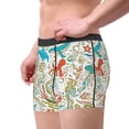 thumbnail image 2 of Fotbe Wild Sea Life Men’s Total Support Pouch Boxer Briefs, X-Temp Cooling, Moisture-Wicking Underwear, Regular, Long-leg and Trunk-Medium, 2 of 6