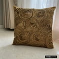 thumbnail image 4 of Pillow Cover, Gold Throw Pillow Cover Couch, Spiral Sequins Pillow Cover, 20x20 inch (50x50 cm) Pillow Cover Decorative, Geometric Modern Pillow Cover, Square Silk - Golden Touch, 4 of 10