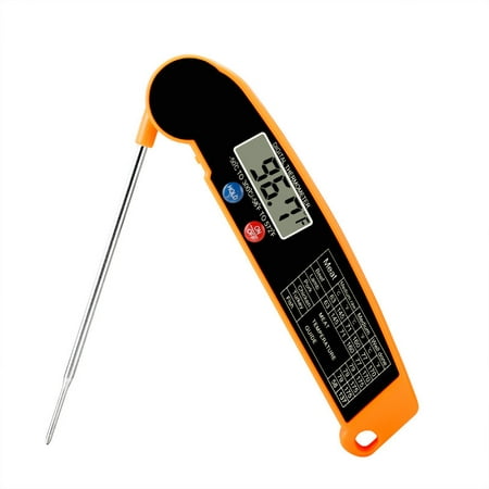 

Floleo Clearance Thin Folding BBQ Thermometer Probe Water Thermometer