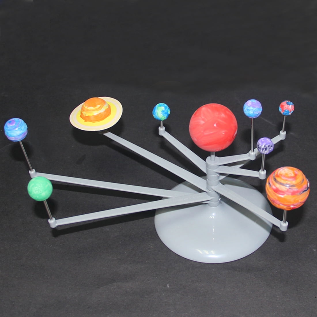 Nine Planet Model Puzzle Assembled Solar System Planetary Instrument Children Science And Education Diy Toys Set Luminous Walmart Com