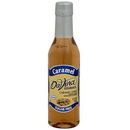DaVinci Gourmet Sugar Free Caramel Syrup, 12.7 oz (Pack of 6)