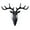 Black, variant on Command Hooks - Qyaukm Deer Head Wall Hook, Self Adhesive Sticky Hanger for Door, Black Abs Coat Hook for Keys, Bags, Hats, No Trace Decorative Hooks for Living Room Bedroom, 1 Pc Deer Head Hook