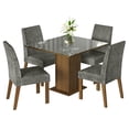 thumbnail image 1 of Juego de Comedor con Mesa Tablero de Vidrio y 4 Sillas Anne Madesa, 1 of 9