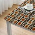 thumbnail image 4 of HAOXIT Tablecloth, Geometric Repetitive Design with Squares , Rectangular Table Cover for Dining Room Kitchen Decor 54''x54'', 4 of 7