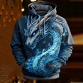 thumbnail image 5 of CONZONE Men's Hoodies Dragon Graphic Y2K Hoodie For Men Long Sleeve Pullover Hooded Sweatshirt Soft Fall Winter Sweatshirts, 5 of 5