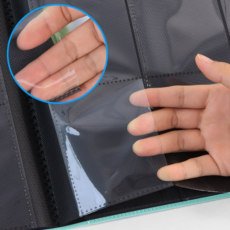 9 pocket trading card binder Fonwill Trading Card Binder 9 Pocket