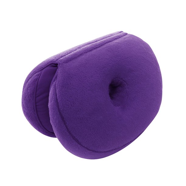 Kearding Cojín de asiento de elevación de cadera para oficina en casa, soporte de cadera, silla suave, cojín de sofá, almohada plegable Decoración del hogar púrpura Kearding HA4303-05