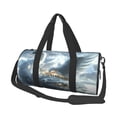 thumbnail image 1 of Balery Fantasy Swan Yacht Design Bolsa de Gimnasio para Mujeres y Hombres, Bolsa de Viaje Impermeable, Bolsa de Fin de Semana con Compartimento para Zapatos y Bolsillo Húmedo, 1 of 6