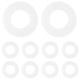 thumbnail image 1 of Shisuyan 20 Pcs Rondelles de Batterie Caisse Claire Tampons de Tambour Rondelles de Tambour en Plastique Accessoires d'Instrument, 1 of 8