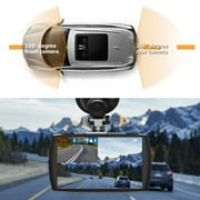 Z-EDGE Dual Dash Cam 4.0 Touch Screen Front and Rear Dash Cam FHD 1080P with Night Mode Black