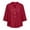 Wine Red, variant on ZDNIXIAN Basic T Shirts for Women Casual Loose Button Down Shirts, Lightweight Solid Color Tunic Tops with Side Pocket for Daily Work Vacation Outfits