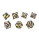 thumbnail image 2 of Metal Polyhedral Dices Metal Dices Exquisite Patterns Clear Numbers Hollow Up Balance Rolling for Card Games, 2 of 8
