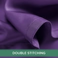 thumbnail image 3 of PURE BAMBOO Sheets Full Size Bed Sheets 4 Piece Set, Genuine 100% Organic Bamboo Viscose Derived, Soft & Cooling, Double Stitching, 16" Deep Pockets (Full, Purple), 3 of 8