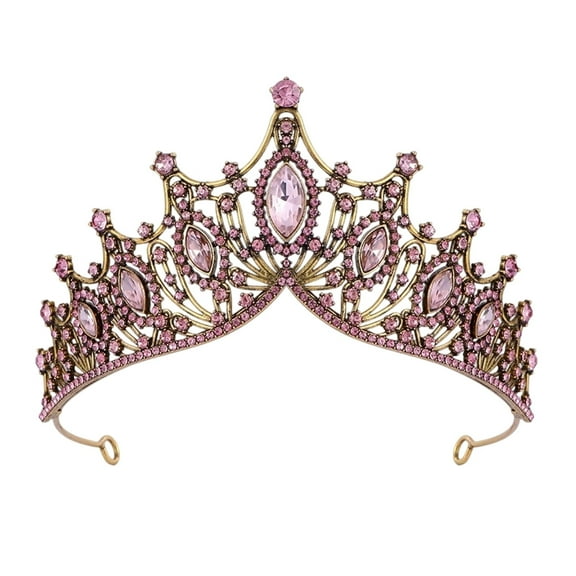 Princess for Women, Rhinestone Headband for Wedding Bride, Birthday, Prom, Pageant Party, and Photo Prop Hair Accessories