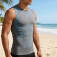 thumbnail image 4 of V-Boost V2 Shaping Tank Men, Quick-Drying Wicking Breathable Sleeveless Shirts, Feel The Power of Confidence, 4 of 7
